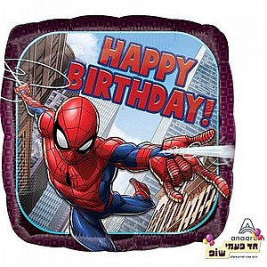 בלון מיילר 18 אינץ' ספיידרמן (ללא הליום) בלון מיילר 18 אינץ' ספיידרמן (ללא הליום)