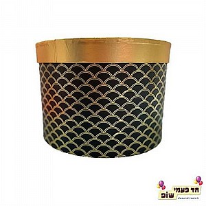 קופסא קשקשים זהב שחור קטן קופסא קשקשים זהב שחור קטן