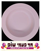 צלחת מרק אורבניק ורוד 10 יחידות צלחת מרק אורבניק ורוד 10 יחידות