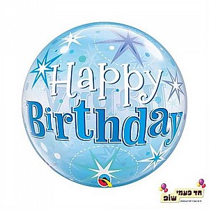 בלון 24 אינץ' באבל תכלת(ללא הליום) בלון 24 אינץ' באבל תכלת(ללא הליום)