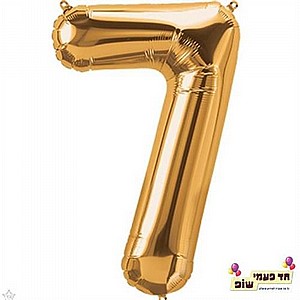בלון 34 אינץ' 7 רוזגולד (ללא הליום) בלון 34 אינץ' 7 רוזגולד (ללא הליום)