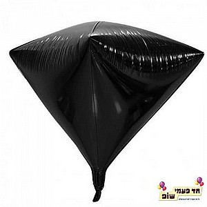 בלון יהלום 24 אינץ' שחור (ללא הליום) בלון יהלום 24 אינץ' שחור (ללא הליום)