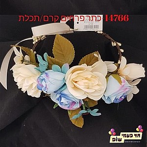 זר קרם תכלת זר קרם תכלת