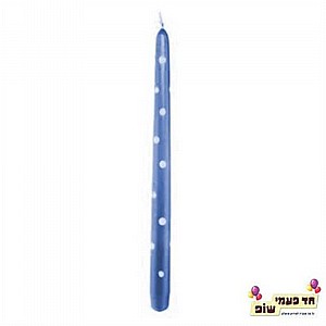 נר נקודות כחול נר נקודות כחול