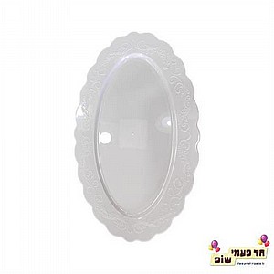 מגש הגשה רטרו לבן בינוני מגש הגשה רטרו לבן בינוני