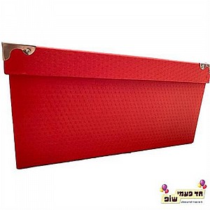 קופסא מתכת אדום מידה 10 קופסא מתכת אדום מידה 10