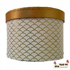 קופסא קשקשים זהב לבן גדול קופסא קשקשים זהב לבן גדול