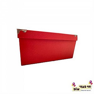 קופסא מתכת אדום מידה 4 קופסא מתכת אדום מידה 4