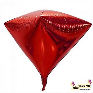 בלון יהלום 24 אינץ' אדום (ללא הליום) בלון יהלום 24 אינץ' אדום (ללא הליום)